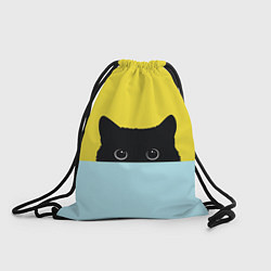 Рюкзак-мешок Кот в засаде, цвет: 3D-принт