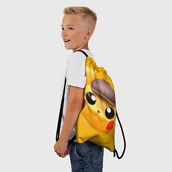 Рюкзак-мешок Pikachu Pika Pika, цвет: 3D-принт — фото 2