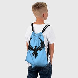 Рюкзак-мешок Птица феникс, цвет: 3D-принт — фото 2