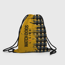 Рюкзак-мешок Watch Dogs Legion Skulls, цвет: 3D-принт