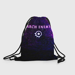 Рюкзак-мешок Arch Enemy Neon logo, цвет: 3D-принт