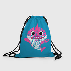Рюкзак-мешок Mummy Shark, цвет: 3D-принт