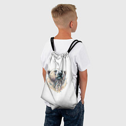 Рюкзак-мешок Медведь, цвет: 3D-принт — фото 2
