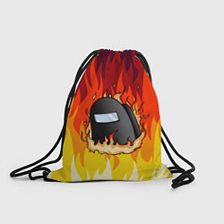 Рюкзак-мешок Among Us Fire Z, цвет: 3D-принт