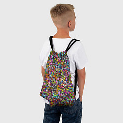 Рюкзак-мешок Скрепыши, цвет: 3D-принт — фото 2