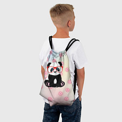 Рюкзак-мешок Милая пандочка, цвет: 3D-принт — фото 2