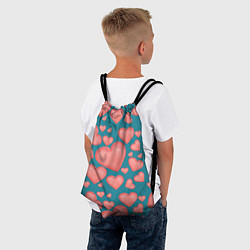 Рюкзак-мешок Любовь, цвет: 3D-принт — фото 2