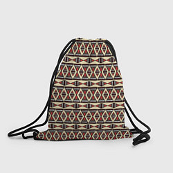 Рюкзак-мешок Узоры, цвет: 3D-принт