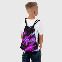 Рюкзак-мешок НЕОНОВЫЙ ТАНДЖИРО, цвет: 3D-принт — фото 2