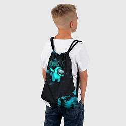 Рюкзак-мешок Among Us Dab, цвет: 3D-принт — фото 2