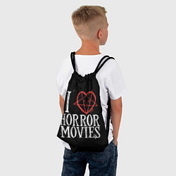 Рюкзак-мешок I Love Horror Movies, цвет: 3D-принт — фото 2