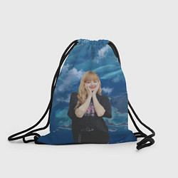 Рюкзак-мешок LISA BLACKPINK, цвет: 3D-принт