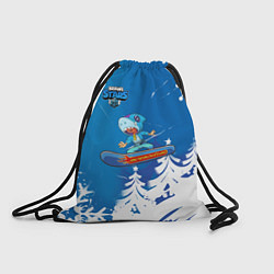 Рюкзак-мешок Brawl Stars Snowboarding, цвет: 3D-принт