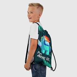 Рюкзак-мешок AMONG US - ПОНИ, цвет: 3D-принт — фото 2