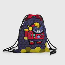 Рюкзак-мешок AMONG US - BRAWL STARS SURGE, цвет: 3D-принт
