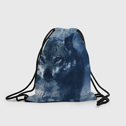Рюкзак-мешок Красивый волк, цвет: 3D-принт