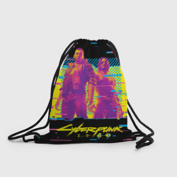 Рюкзак-мешок Cyberpunk 2077 - Взлом системы, цвет: 3D-принт