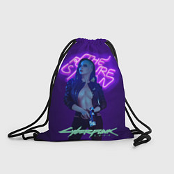 Рюкзак-мешок Cyberpunk 2077 V, цвет: 3D-принт