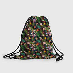Рюкзак-мешок Новогодняя Ёлка, цвет: 3D-принт