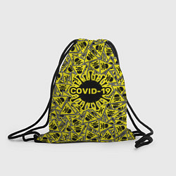 Рюкзак-мешок COVID-19, цвет: 3D-принт