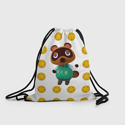 Рюкзак-мешок Animal crossing - Nook, цвет: 3D-принт