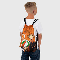 Рюкзак-мешок ВОЛЕЙБОЛ!! HAIKYUU!!, цвет: 3D-принт — фото 2