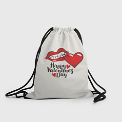 Рюкзак-мешок Happy Valentines Day, цвет: 3D-принт