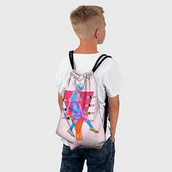 Рюкзак-мешок Евангилион, цвет: 3D-принт — фото 2