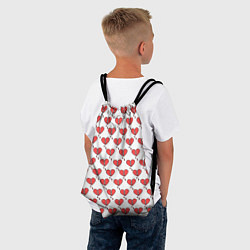 Рюкзак-мешок Разбитое Сердце, цвет: 3D-принт — фото 2