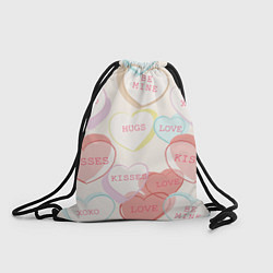 Рюкзак-мешок Признание в любви, цвет: 3D-принт