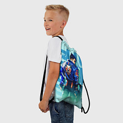 Рюкзак-мешок ВАЛОРАНТ, цвет: 3D-принт — фото 2
