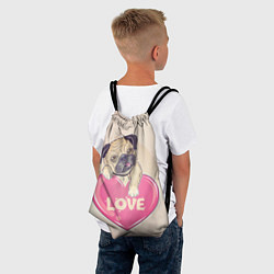 Рюкзак-мешок Sweet love, цвет: 3D-принт — фото 2