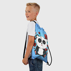 Рюкзак-мешок Панда, цвет: 3D-принт — фото 2