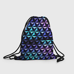 Рюкзак-мешок НЕОНОВАЯ СТАЛЬ, цвет: 3D-принт