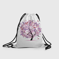 Рюкзак-мешок Цветочное Дерево, цвет: 3D-принт