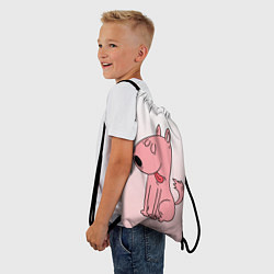 Рюкзак-мешок Мультяшный мопс, цвет: 3D-принт — фото 2