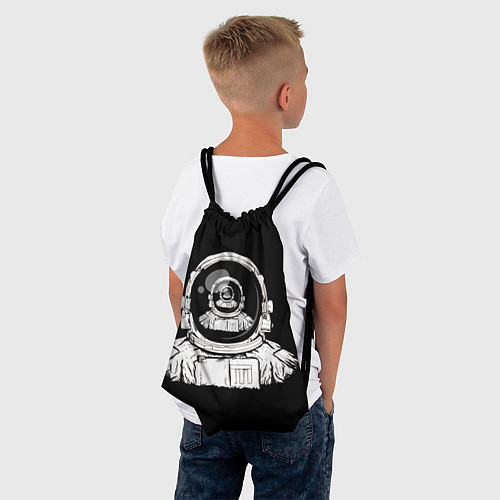 Мешок для обуви Скафандр с отражением его же / 3D-принт – фото 4