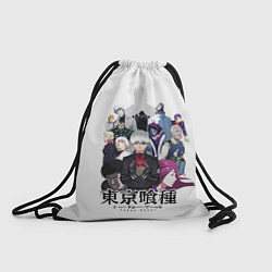 Рюкзак-мешок Токийский гуль персонажи, цвет: 3D-принт