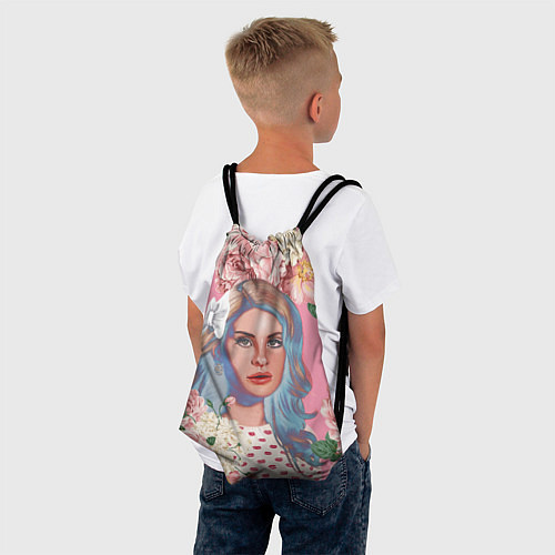 Мешок для обуви Лана дел рей в цветах / 3D-принт – фото 4