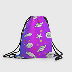 Рюкзак-мешок Ракушки с градиентом, цвет: 3D-принт