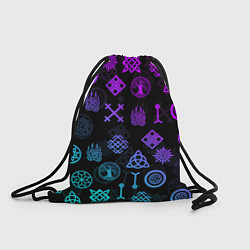 Рюкзак-мешок СЛАВЯНСКИЕ РУНЫ ПАТТЕРН Z, цвет: 3D-принт