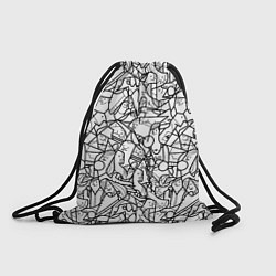 Рюкзак-мешок Масса людей, цвет: 3D-принт