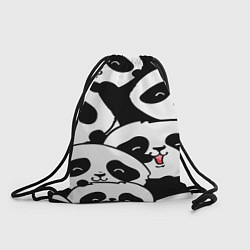 Рюкзак-мешок Панды, цвет: 3D-принт