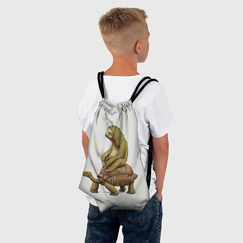 Мешок для обуви Тише едешь А впрочем / 3D-принт – фото 4