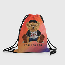 Рюкзак-мешок Yes you can, цвет: 3D-принт