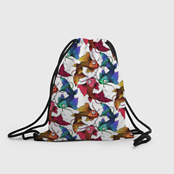 Рюкзак-мешок Японские рыбки КОИ узор, цвет: 3D-принт