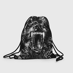 Рюкзак-мешок Волчья пасть, цвет: 3D-принт