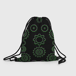 Рюкзак-мешок Шестерёнки Стимпанк, цвет: 3D-принт
