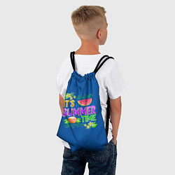 Рюкзак-мешок Время лета, цвет: 3D-принт — фото 2
