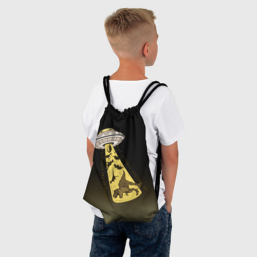 Мешок для обуви НЛО похищает динозавров / 3D-принт – фото 4